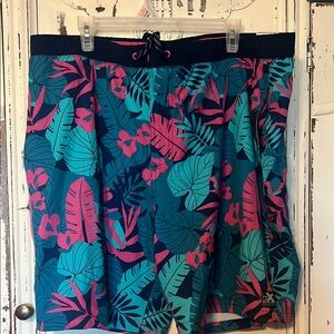 Tropical Floral Swim Shorts